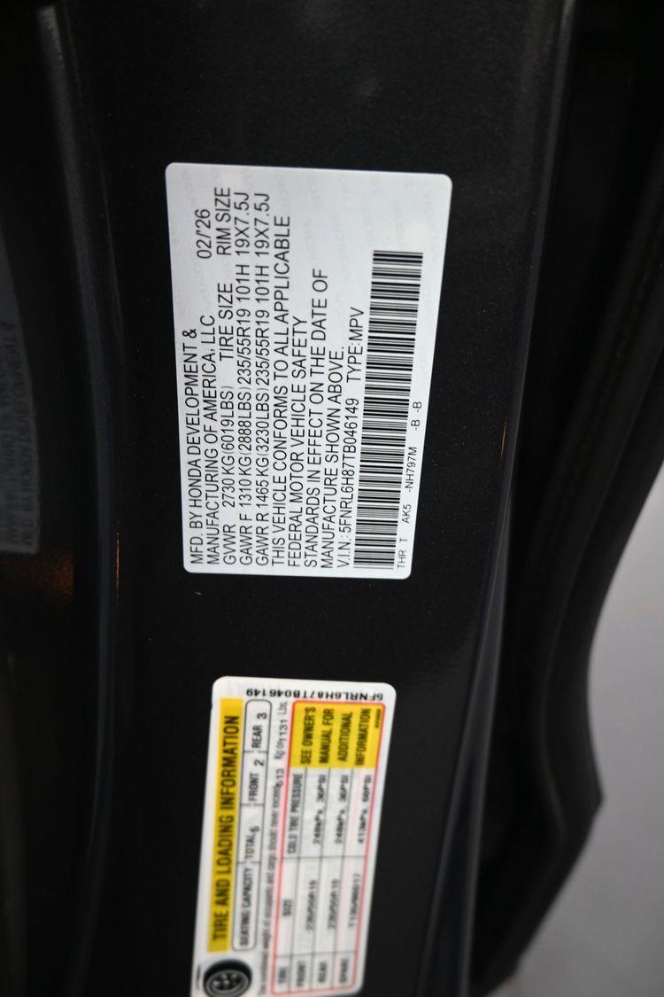 New 2026 Honda Odyssey Trg- Touring