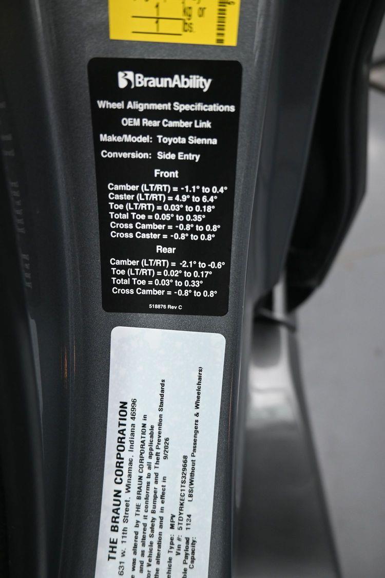 New 2026 Toyota Sienna XLE